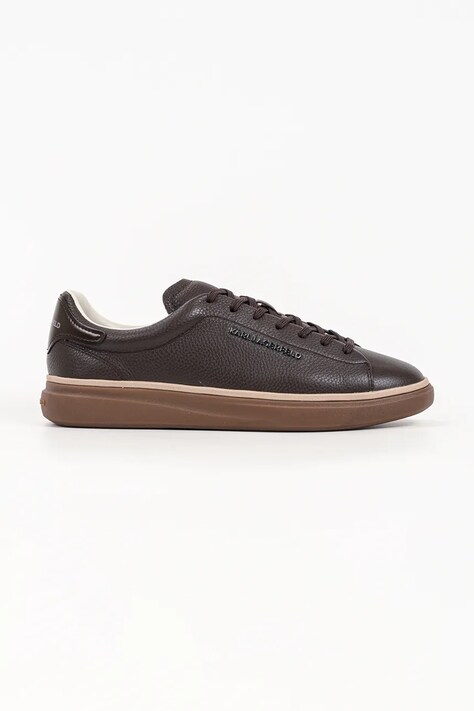 Karl Lagerfeld Kane sneakersy męskie zamszowe brązowe KL53528
