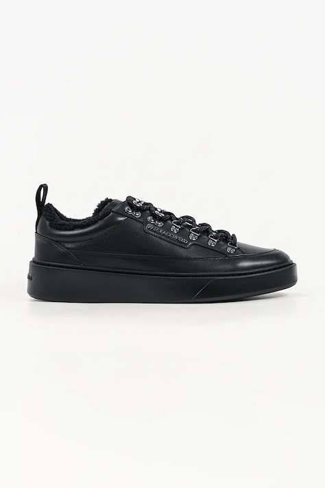 Karl Lagerfeld Flint sneakersy męskie skórzane czarne KL53323L