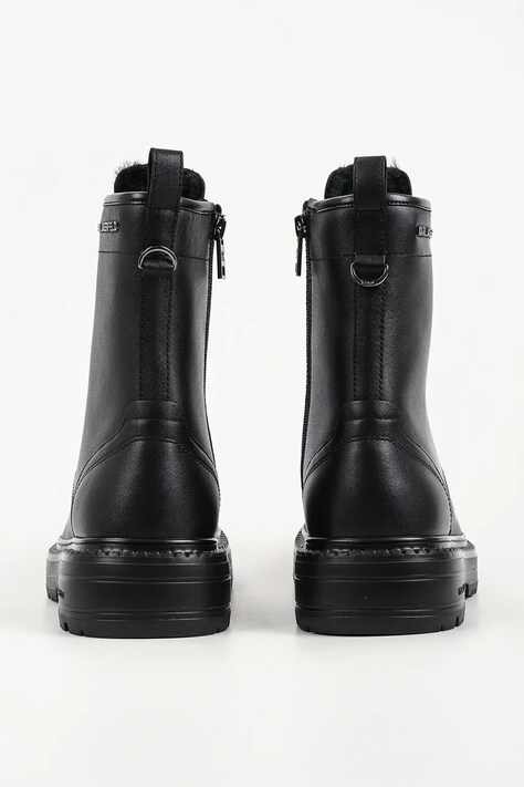 Karl Lagerfeld черевики чоловічі шкіряні Miles — AW26-OBMYC3, чорний — фото 3
