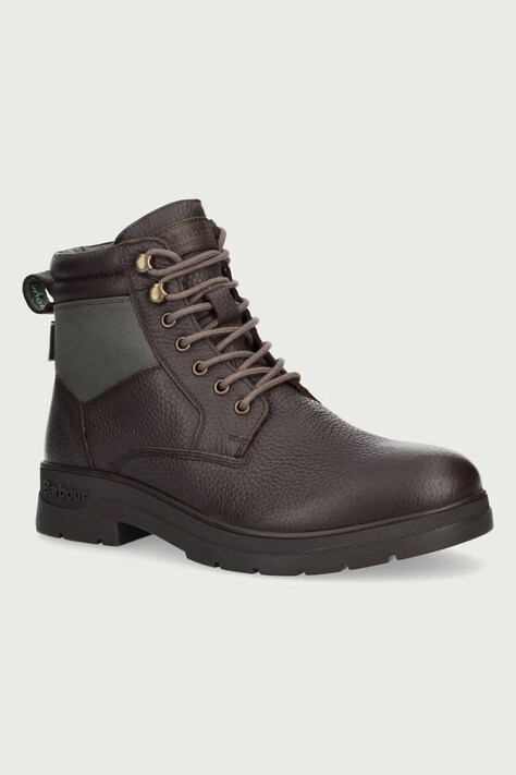 Barbour Trapery męskie skórzane Eslington brązowe MFO0853BR91