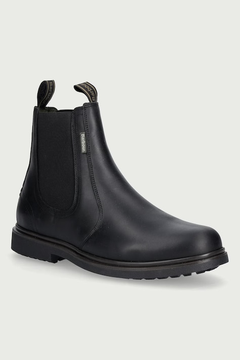 Barbour Čizme za muškarce od kože Hale crne MFO0815BK52
