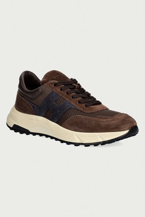 Hogan Hyperlight Allacciato H sneakers pánske hnedé HXM5630FR30VFV740F