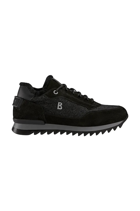 BOGNER SEATTLE sneakersy męskie zamszowe czarne 12640453
