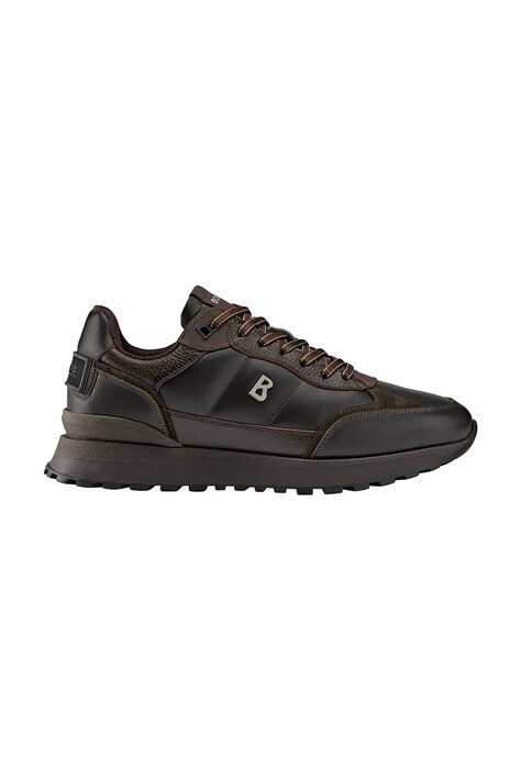 BOGNER NEWPORT sneakersy męskie skórzane brązowe 12640305