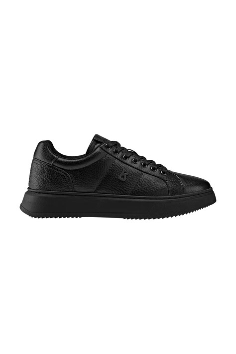 BOGNER MILAN sneakersy męskie skórzane czarne 12640035