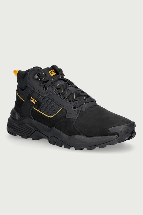 CAT Footwear Buty męskie GRAPPLE LEATHER MID czarne P726961