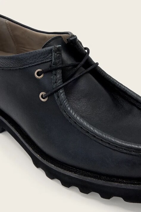 AllSaints напівчеревики чоловічі шкіряні Skiff Apron Shoe — фото 4