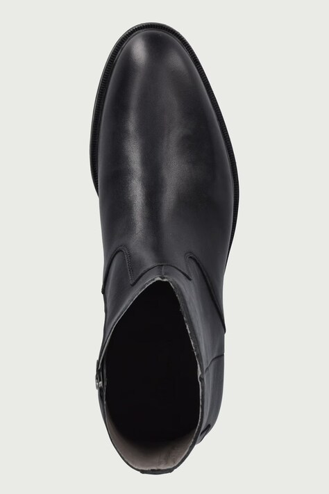 AllSaints Buty męskie skórzane Lang Boot czarne M044FB