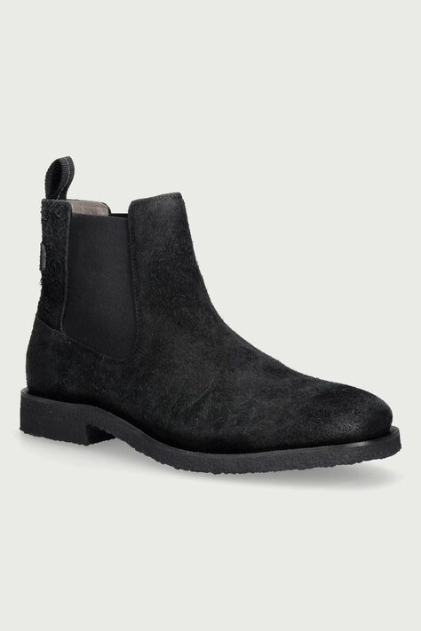 AllSaints Buty męskie skórzane Clive Chelsea Boot czarne M009FF