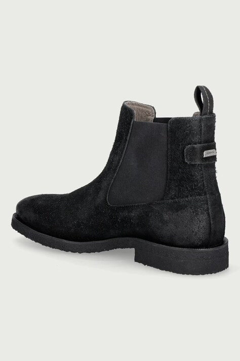 AllSaints Buty męskie skórzane Clive Chelsea Boot czarne M009FF