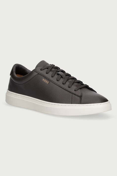 BOSS Kieran sneakers pentru bărbați din piele maro 50548716.203