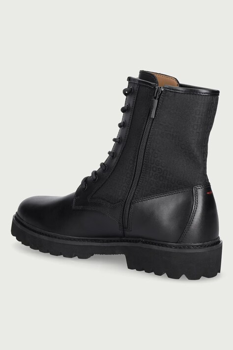 HUGO похідні черевики чоловічі шкіряні Draven — AW26-OBMYKF, чорний — фото 3