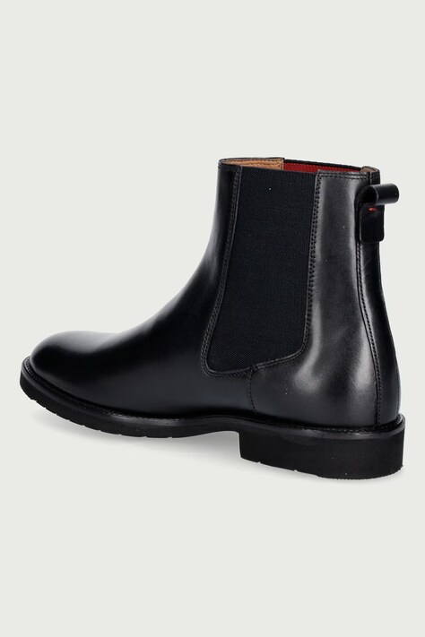 HUGO челсі чоловічі шкіряні Ginsby — AW26-OBMYKJ, чорний — фото 3
