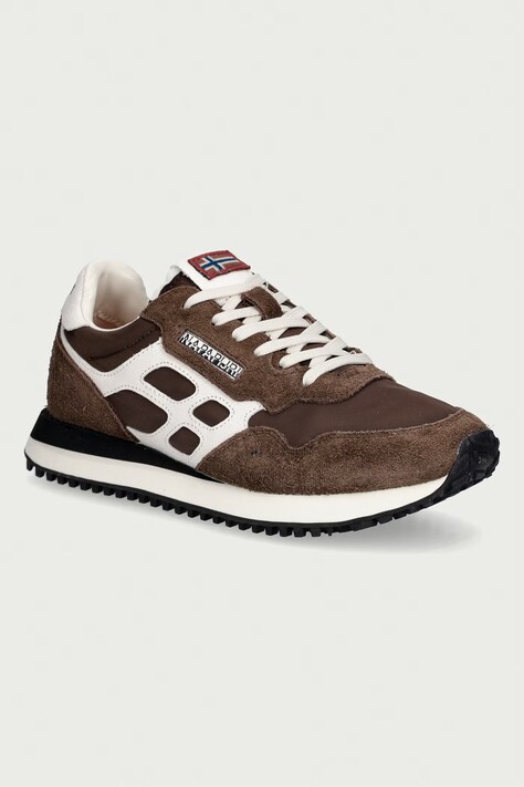 Napapijri F6ELEMENT01 sneakersy męskie brązowe NP0A8B9HWT31