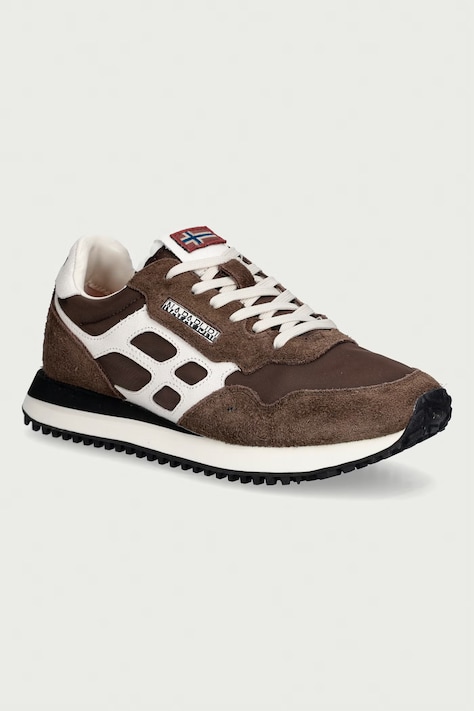 Napapijri F6ELEMENT01 sneakersy męskie brązowe NP0A8B9HWT31