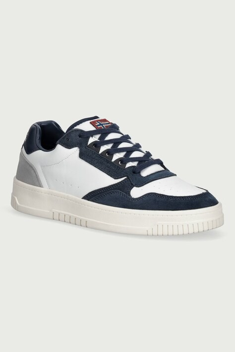 Napapijri F6CRUX01 sneakersy męskie skórzane beżowe NP0A8BHYK011