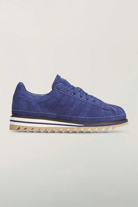 adidas Originals Clot Superstar x Edison Chen sneakers ανδρικά σουέτ σκούρα μπλε KJ0283