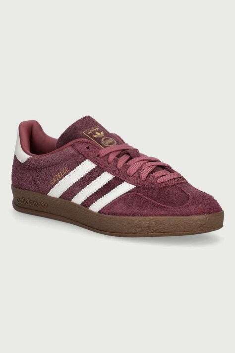 adidas Originals Gazelle Indoor sneakersy męskie zamszowe bordowe KH9706