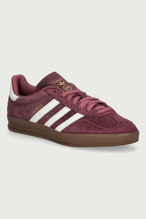 adidas Originals Gazelle Indoor sneakersy męskie zamszowe bordowe KH9706