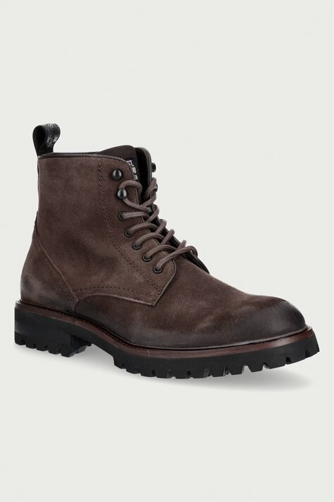 Steve Madden Trzewiki męskie zamszowe Montana brązowe 12000978
