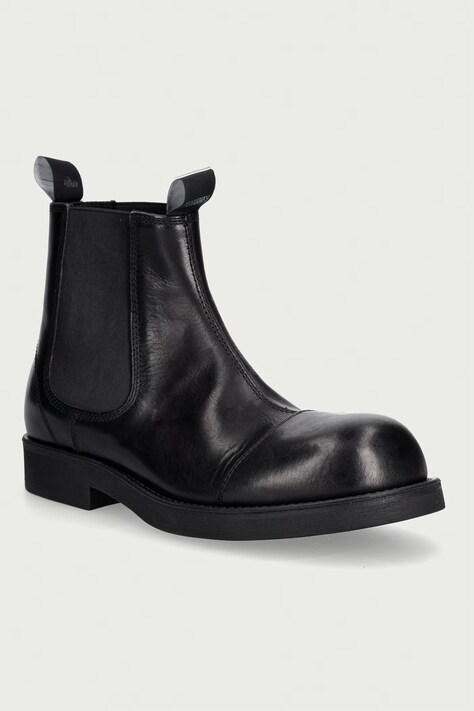 MM6 Maison Margiela sztyblety męskie skórzane czarne SH1WU0014-P7431