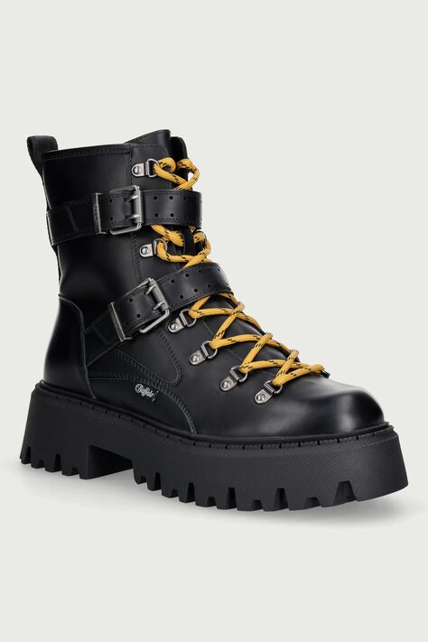 Buffalo Trapery męskie Aspen Hike Mid Bs czarne 18563-BLK