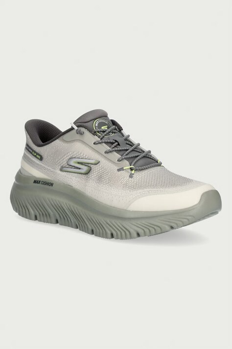 Skechers Buty treningowe męskie GO WALK MAX CUSHIONING HYPER szare 217128