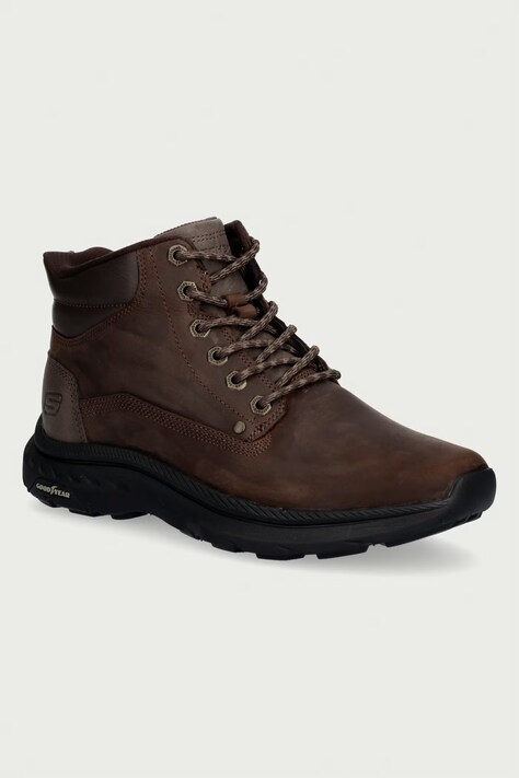 Skechers Trapery męskie POLLARD - WAYLON brązowe 205333