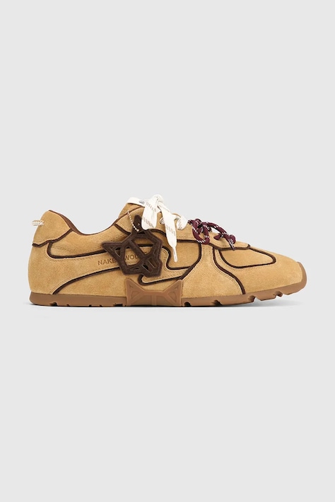 Naked Wolfe Ace sneakersy męskie zamszowe beżowe Ace Yellow Taupe Suede