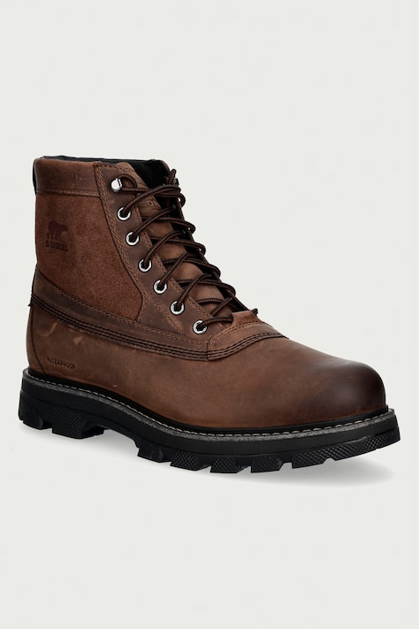 Sorel Buty męskie nubukowe LARK-47 6-INCH WP BOOT brązowe 2181301256