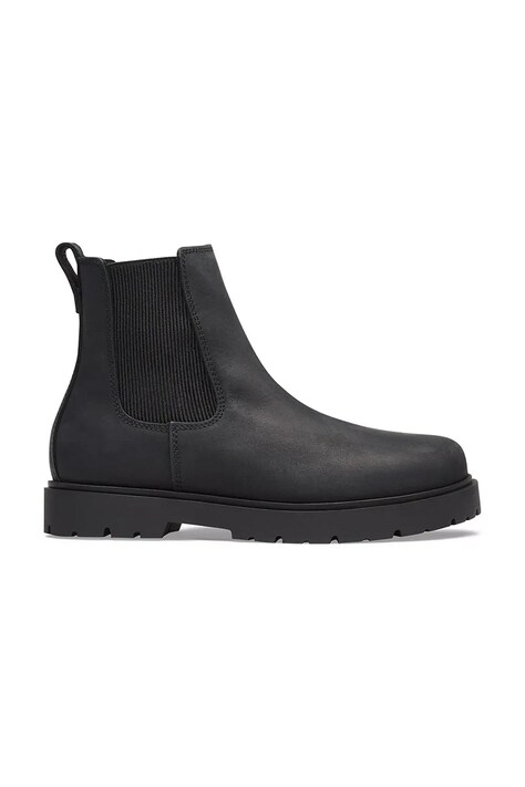 Birkenstock Highwood Slip On Mid LEOI sztyblety męskie skórzane czarne 1033118