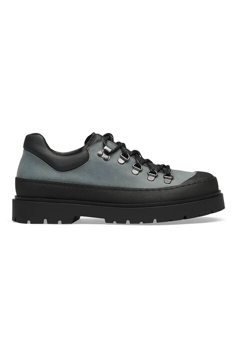 Birkenstock Prescott Lace Low LEOI półbuty męskie nubukowe niebieskie 1032844
