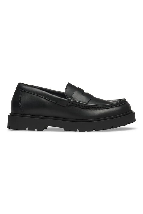 Birkenstock Highwood Loafer LENA loafersy męskie skórzane czarne 1032594