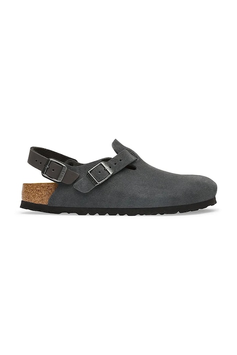 Birkenstock Tokio LEVE sandały męskie zamszowe szare 1032400