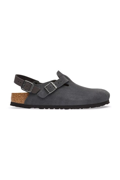 Birkenstock Tokio LEVE сандали мъжки от велур сиви 1032400