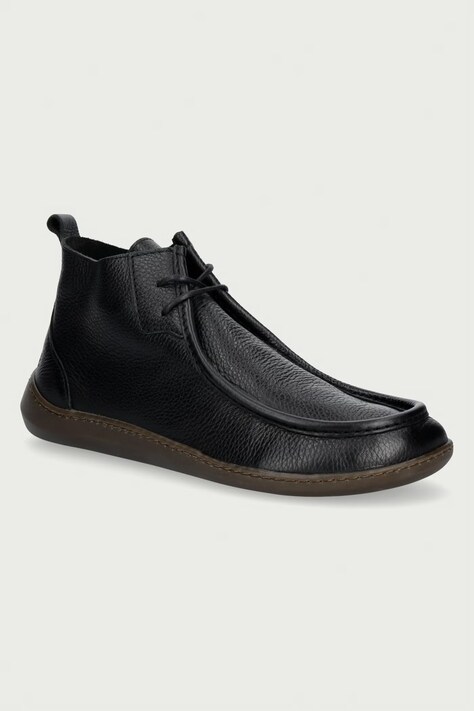 Fly London Половинки обувки мъжки от кожа COUT782FLY черни P601782000