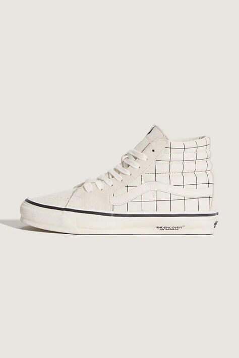 Vans x UNDERCOVER tenisówki męskie bawełniane beżowe wysokie VN000Z10C9F1