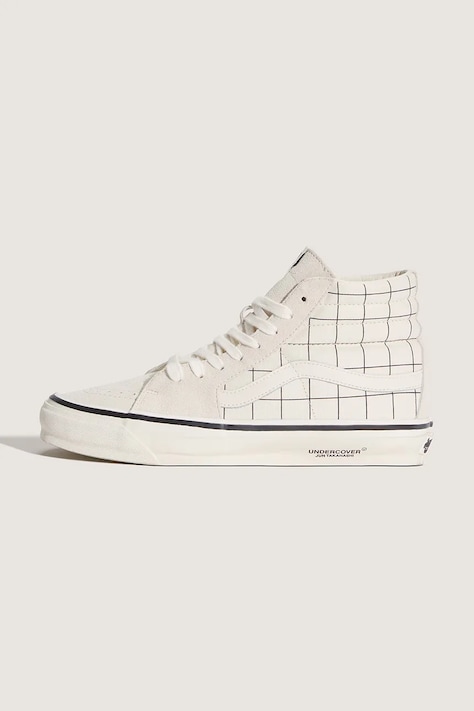 Vans x UNDERCOVER tenisówki męskie bawełniane beżowe wysokie VN000Z10C9F1