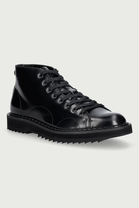 Fred Perry Buty męskie skórzane G Cox x FP Monkey czarne SB3401