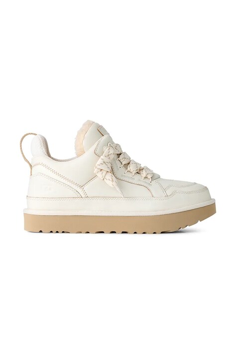 UGG M Lowmel Contrast sneakers pánske kožené biele 1180592.JMP