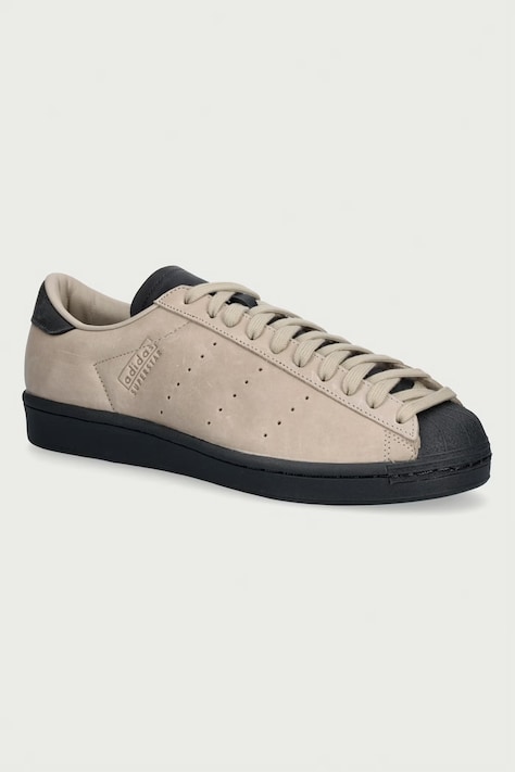 adidas Originals Superstar Vintage Short Shell sneakersy męskie skórzane brązowe KJ2070