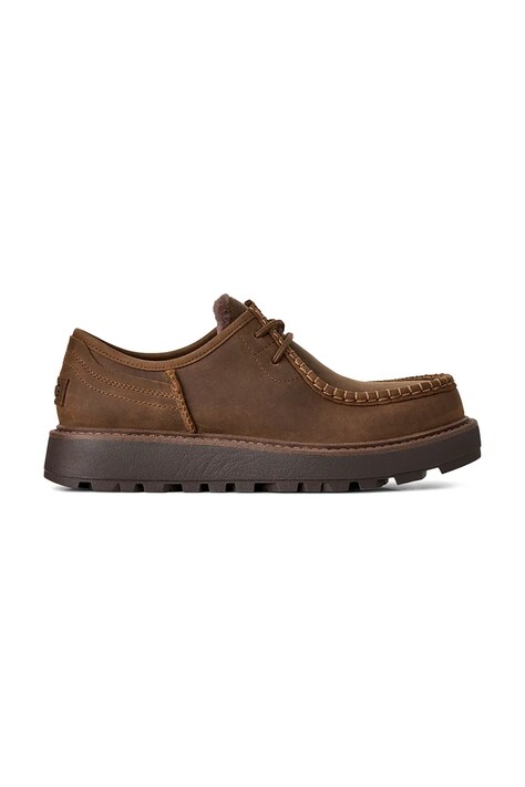 UGG Poltopánky pánske kožené M Loften hnedé 1180496.OAK