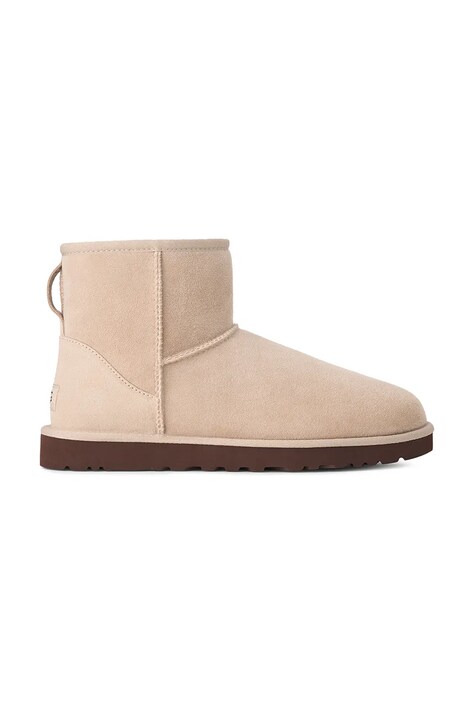 UGG M Classic Mini zimske čizme za žene od brušene kože bež 1002072.MNL