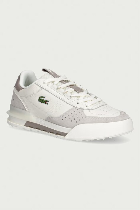 Lacoste SLAM SHOT sneakersy męskie skórzane beżowe 52SMA0031