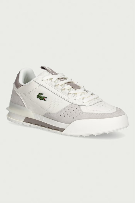 Lacoste SLAM SHOT маратонки мъжки от кожа бежови 52SMA0031