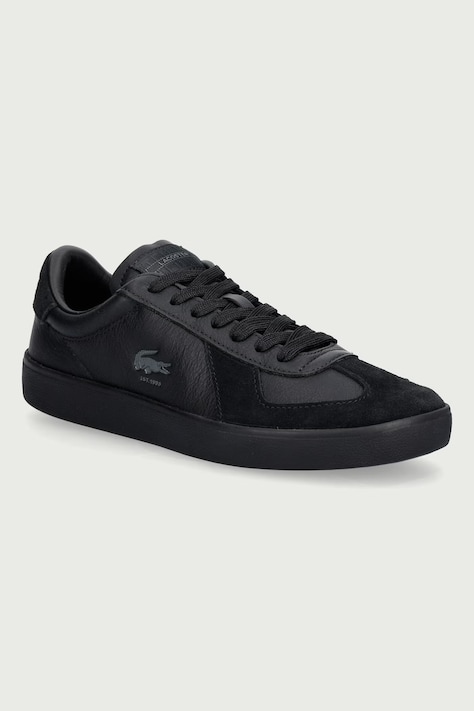 Lacoste BASESHOT PRO sneakersy męskie skórzane czarne 52SMA0145