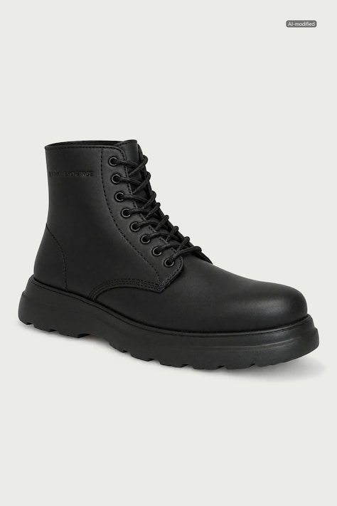 Armani Exchange Trapery męskie skórzane czarne XM003646 AF17328 UC001