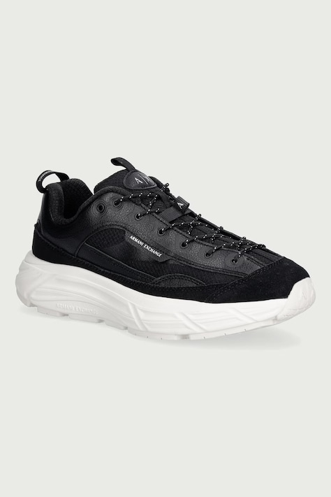 Armani Exchange Sneakersy męskie czarne XM003623 AF29108 UC001