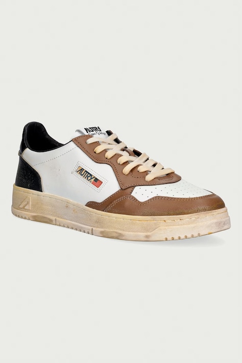 AUTRY Sup Vint sneakersy na platformie męskie skórzane beżowe AVLM SV60