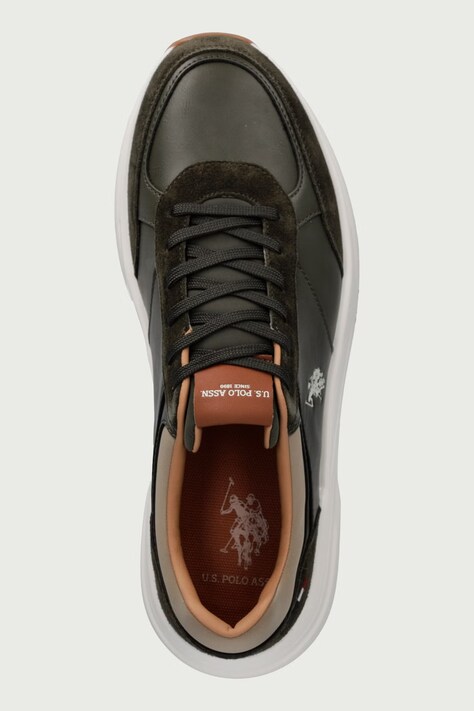 U.S. Polo Assn. PARKER001 кросівки чоловічі — AW26-OBMZ5M, зелений — фото 4